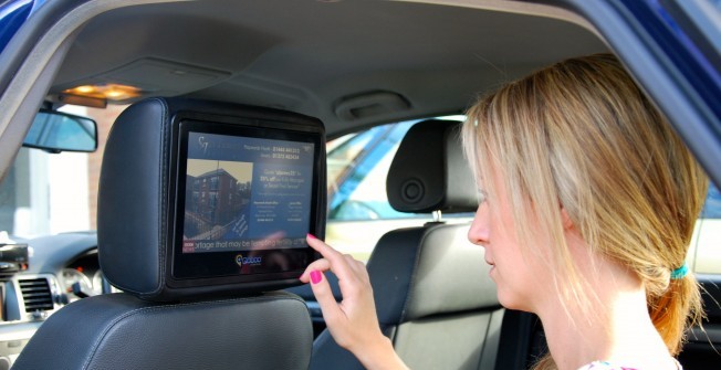 Black Cab Screen Advertising in Dunkirk